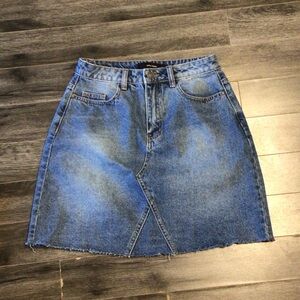 Vero moda Denim Blue Women's Skirt W 13”